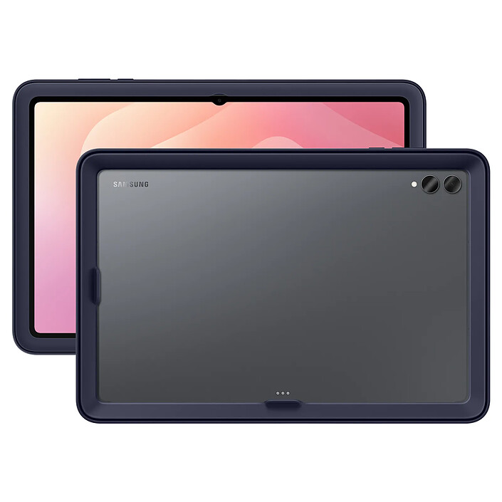Samsung Coque pour Galaxy Tab S11 Ultra Série Frame Cover Officielle avec Fonction Stand Bleu marine