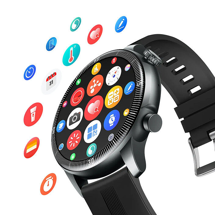 Avis Hoko Montre Connectée Sport Bluetooth Étanche IP67 avec Suivi Santé Noir