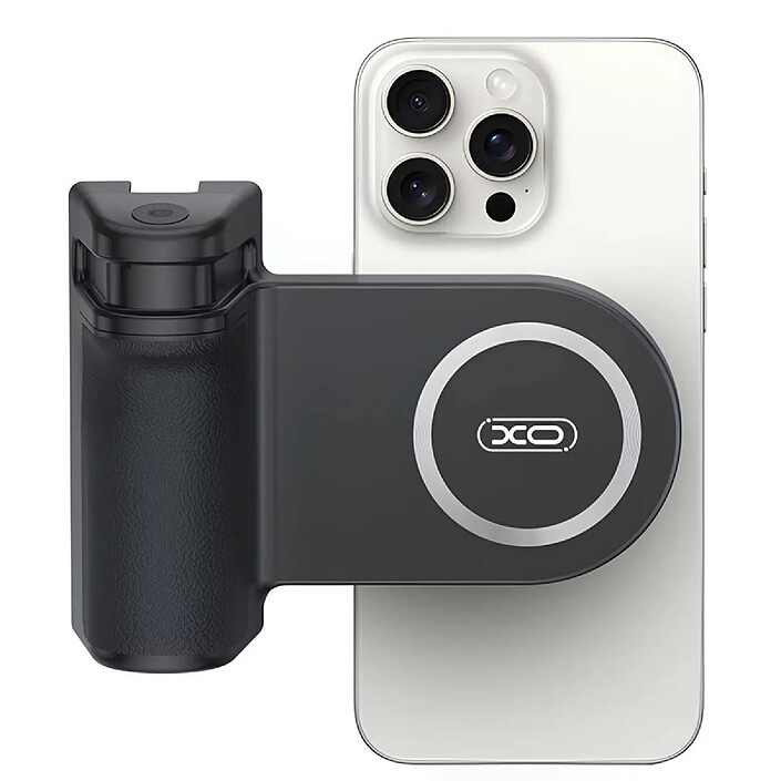 XO Support Poignée Magsafe Smartphone pour Selfie avec Déclencheur Bluetooth Noir