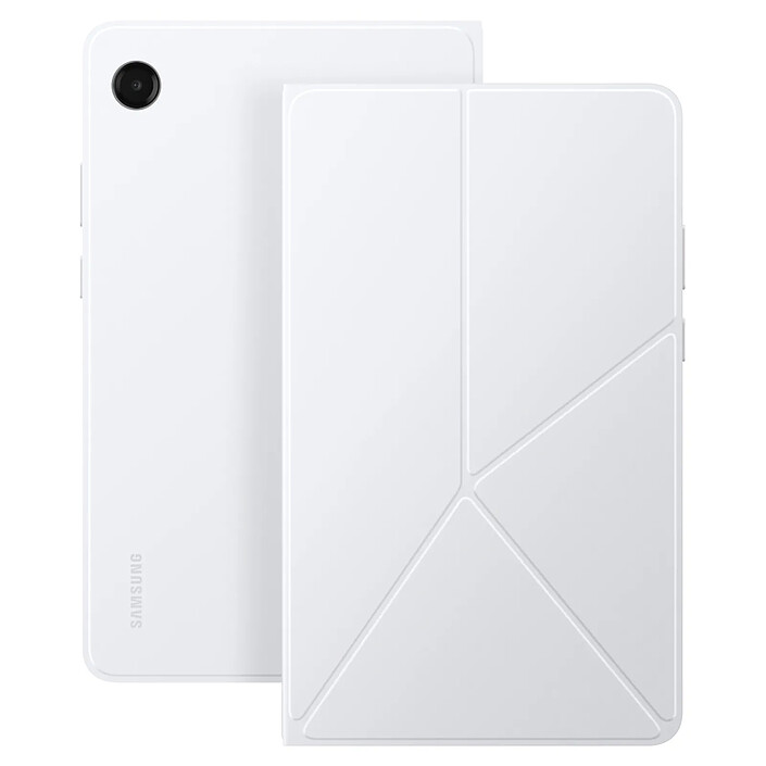Samsung Étui Original pour Galaxy Tab A11 Série Book Cover avec Fonction Stand Blanc