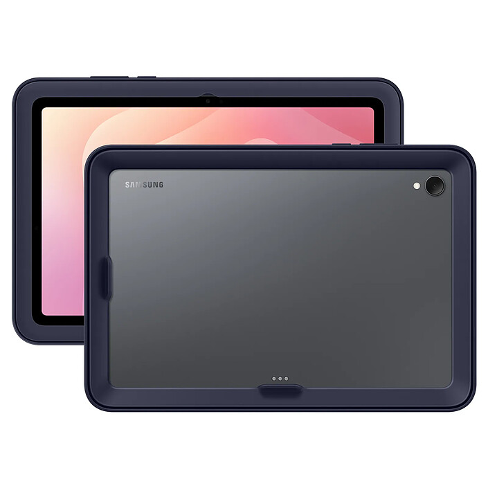 Samsung Coque pour Galaxy Tab S11 Série Frame Cover Officielle avec Fonction Stand Bleu marine