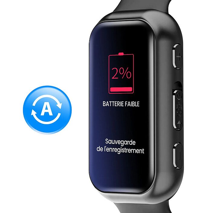 Avizar Bracelet Enregistreur Vocal 8Go Dictaphone HD avec Réduction du Bruit pas cher
