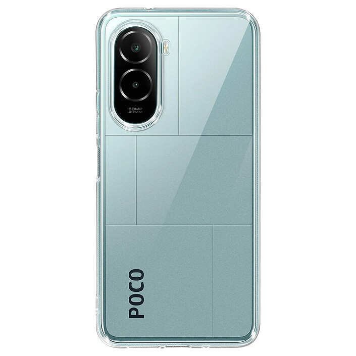 Mayaxess Coque en Silicone pour Xiaomi Poco M7 4G Protection Souple et Fine Transparent
