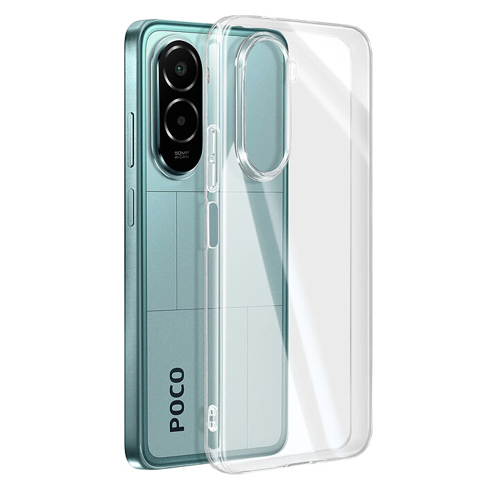 Mayaxess Coque en Silicone pour Xiaomi Poco M7 4G Protection Souple et Fine Transparent pas cher