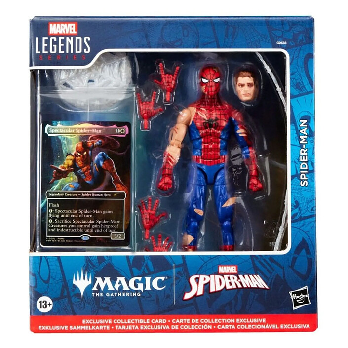 Avis Marvel Legends Magic: The Gathering - Figurine Battle-Damaged Spider-Man (avec carte premium exclusive) 15 cm