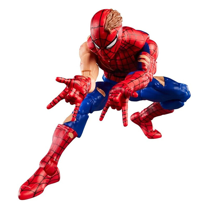 Marvel Legends Magic: The Gathering - Figurine Battle-Damaged Spider-Man (avec carte premium exclusive) 15 cm pas cher