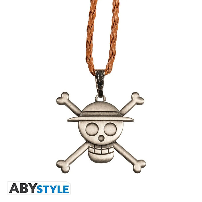 One Piece - Collier One Piece avec pendentif 3D Skull