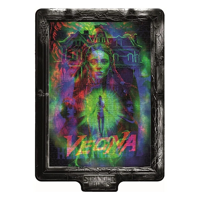 Stranger Things - Puzzle Metamorphic Art Collection avec effet lumineux Vecna (520 pièces)