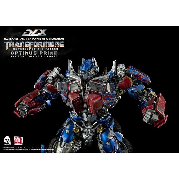 Transformers 2 : La Revanche - Figurine 1/6 DLX Optimus Prime 28 cm pas cher