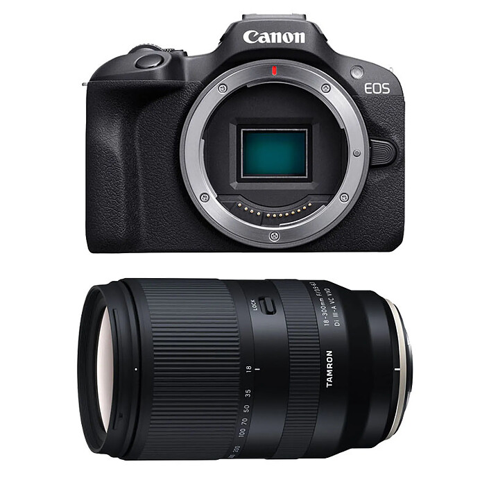 CANON EOS R100 + Objectif TAMRON 18-300 mm f/3.5-6.3 Di III-A VC VXD