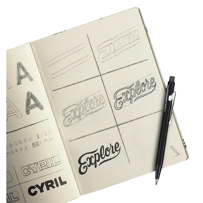 CARAN D'ACHE Carnet de croquis RYLSEE, A5, uni pas cher