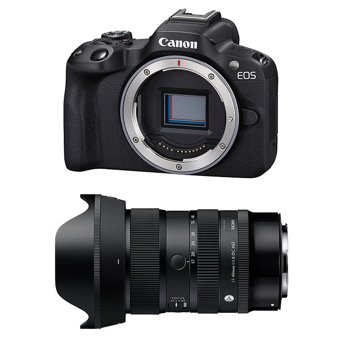 CANON EOS R50 + Objectif SIGMA 17-40mm f/1.8 DC Art