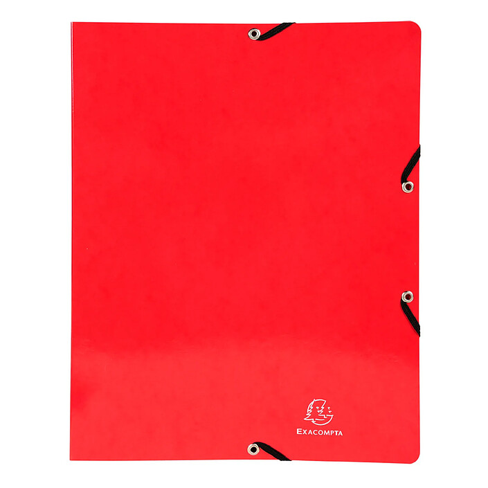 EXACOMPTA Classeur à élastiques 4 anneaux 15mm Iderama - A4, couleur aléatoire