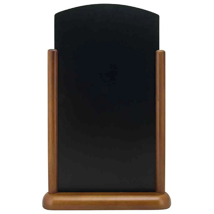 SECURIT Ardoise de table TOP, taille moyenne, brun foncé