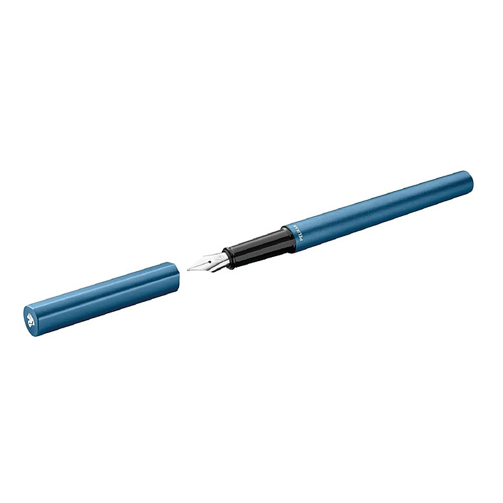 PELIKAN Stylo plume - Ineo - Bleu océan - Design épuré - Plume en acier inoxydable