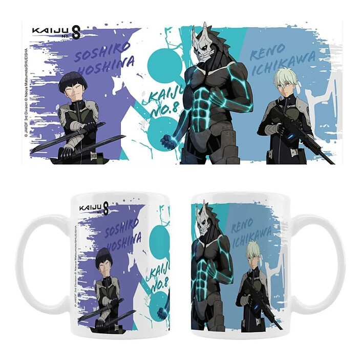Kaiju No. 8 - Mug céramique Reno Ichikawa, Soshiro Hoshina Season 2
