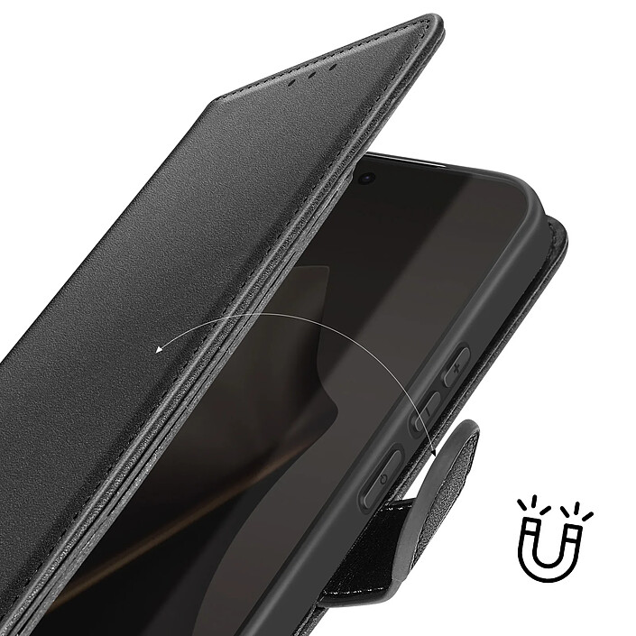 Avis Avizar Étui Portefeuille pour Xiaomi 15T Pro avec Dragonne et Porte-carte Noir