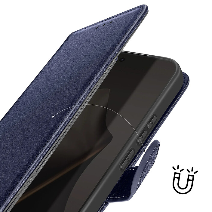 Avis Avizar Étui Portefeuille pour Xiaomi 15T Pro avec Dragonne et Porte-carte Bleu nuit