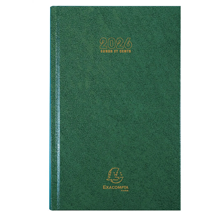 Avis EXACOMPTA Agenda de bureau carré euros-cents couleurs 1 jour 210x135 mm Assorti
