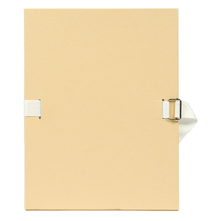 EXACOMPTA Chemises à sangle dos extensible 12 cm 24 x 32 Mastic x 10