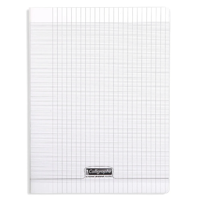 CALLIGRAPHE Cahier piqué POLYPRO 21x29,7 cm 140 p séyès 90g Incolore