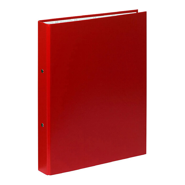 EXACOMPTA Classeur rembordé polypropylène 2 anneaux 30mm A4 Dos de 40 mm Rouge
