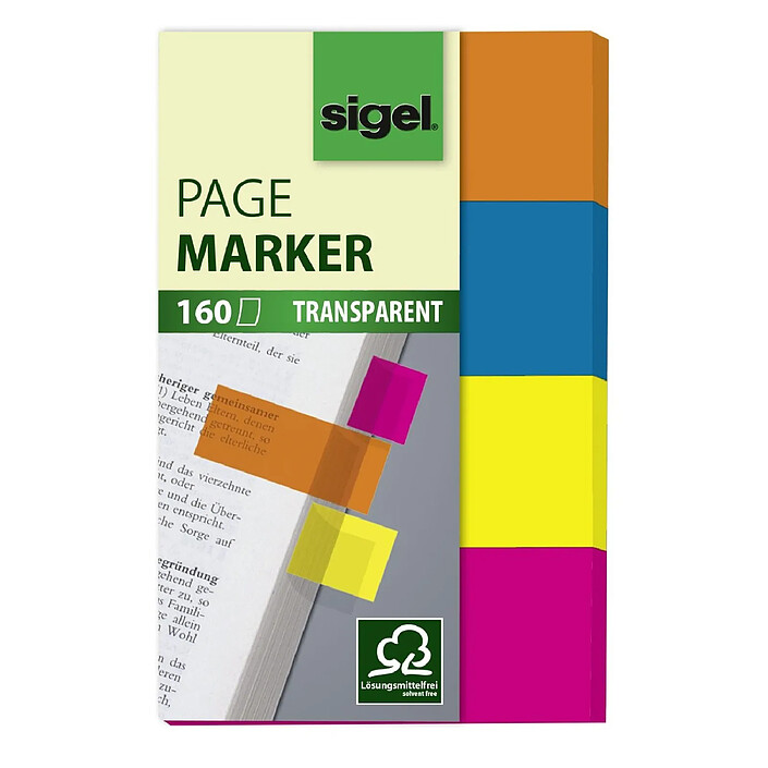 SIGEL Lot de 4 x 40 Index repositionnables 'Film' 50 x 20mm