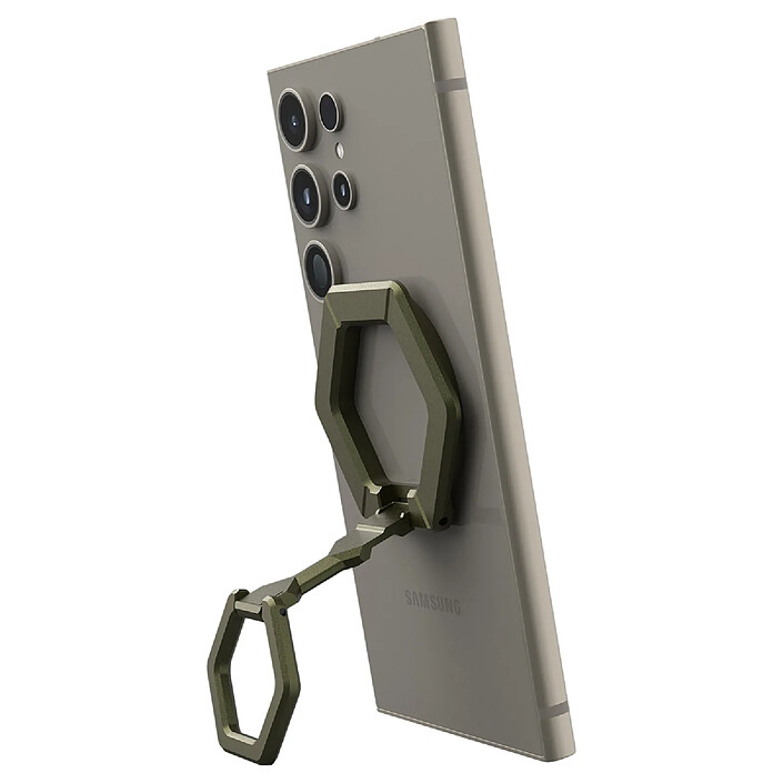 Avis UAG Support Magnétique Ring Stand Compatible MagSafe Fixation Solide Vert olive