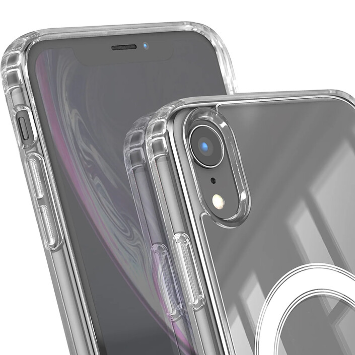 Avis Swissten Coque MagSafe pour iPhone XR Collection MagStick Clear Jelly Transparent
