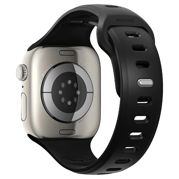 Nomad Bracelet Sport Étanche 46mm pour Apple Watch Modèle Tempo Band Noir