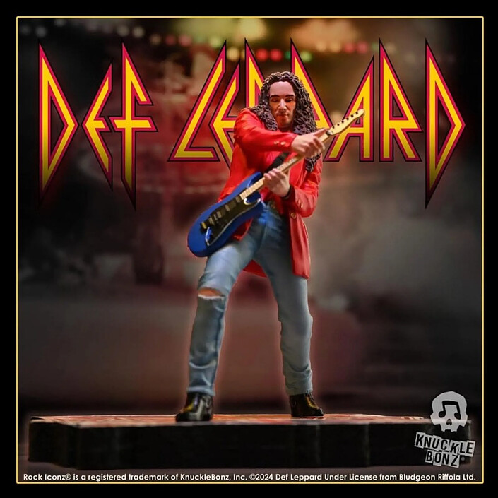 Def Leppard - Statuette Rock Iconz Vivian Campbell 24 cm pas cher