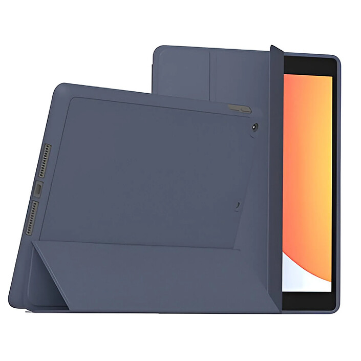 MW Étui pour iPad Air 11" M2-M3 / Air 10.9" Modèle SlimSkin avec Support Stylet Bleu