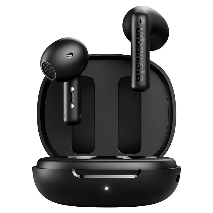 Urbanista Écouteurs Sans Fil Open Fit ANC Bluetooth 6.0 Modèle Santa Monica Noir