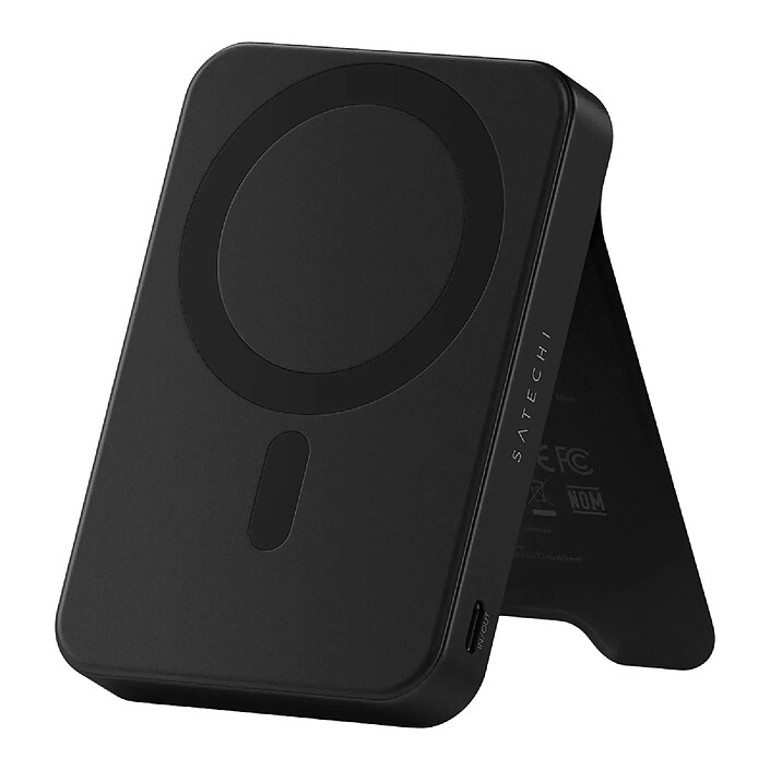 Satechi PowerBank Magnétique 10000mAh Compatible Qi2 15W Modèle OntheGo avec Support Noir