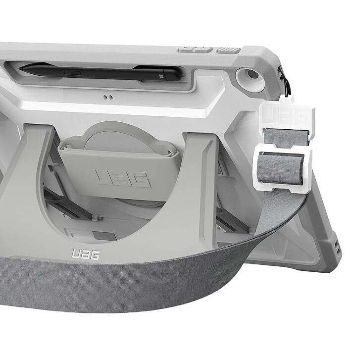 Acheter UAG Coque Antichocs pour Surface Pro 12 Plasma Healthcare avec Sangle et Support Blanc / Gris