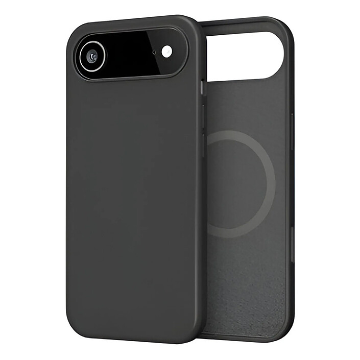 MW Coque pour iPhone Air MagSafe en Silicone Antichocs Oléophobe Noir