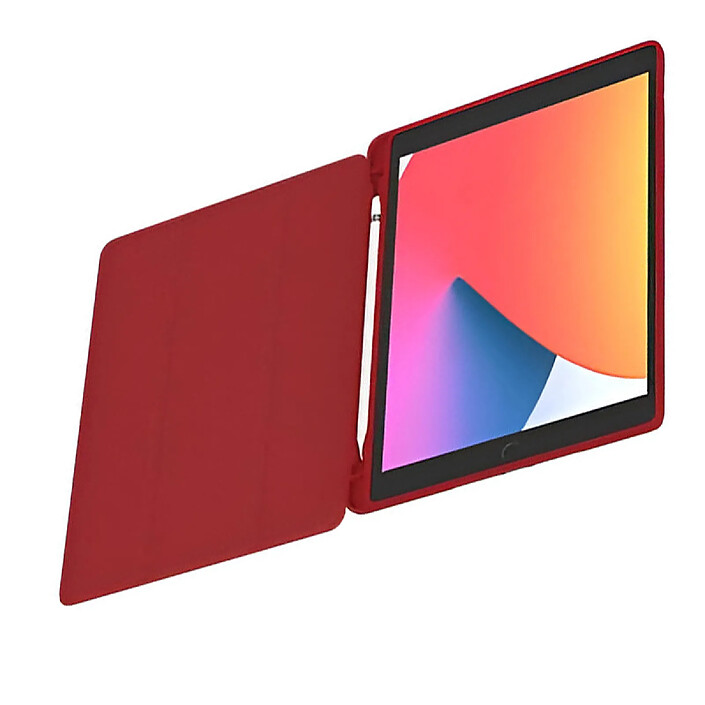 Avis MW Étui pour iPad 11" 2025 / 10.9" 2022 Modèle SlimSkin avec Support Stylet Rouge