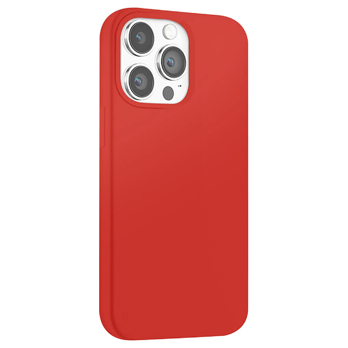 Moxie Coque pour iPhone 14 Pro Édition Color Skin en TPU avec Intérieur Doux Rouge