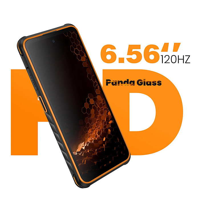 Avis Hammer Smartphone Hammer Iron 6 5G 6?Go / 128?Go Android?15 IP69 Batterie 6050mAh Noir / Orange