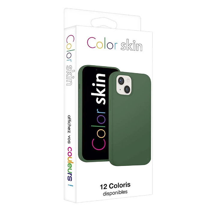 Moxie Coque pour iPhone 13 Édition Color Skin en TPU avec Intérieur Doux Kaki pas cher
