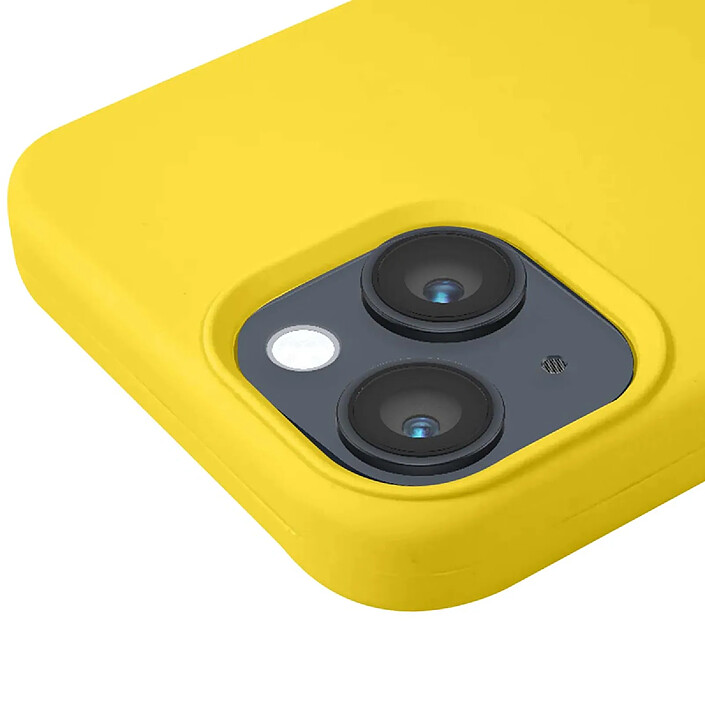 Avis Moxie Coque pour iPhone 14 Édition Color Skin en TPU avec Intérieur Doux Jaune