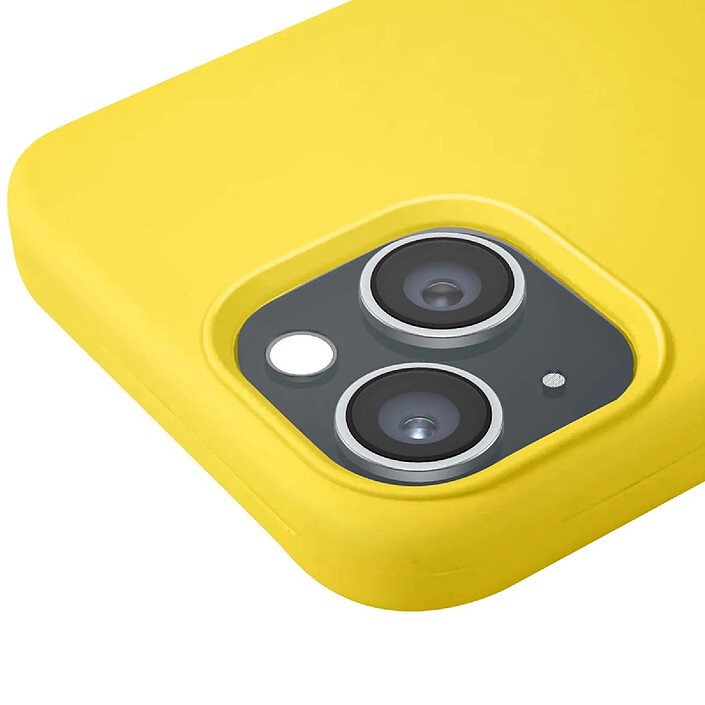 Avis Moxie Coque pour iPhone 15 Plus Édition Color Skin en TPU avec Intérieur Doux Jaune