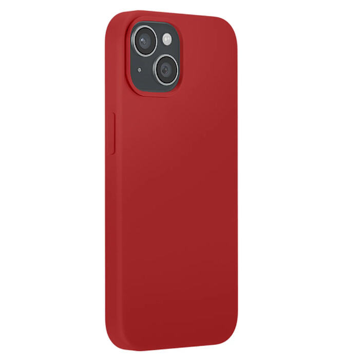 Moxie Coque pour iPhone 15 Édition Color Skin en TPU avec Intérieur Doux Rouge