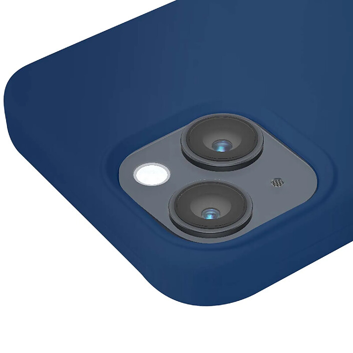 Avis Moxie Coque pour iPhone 14 Édition Color Skin en TPU avec Intérieur Doux Bleu marine