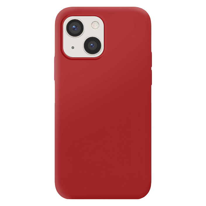 Moxie Coque pour iPhone 13 Édition Color Skin en TPU avec Intérieur Doux Rouge