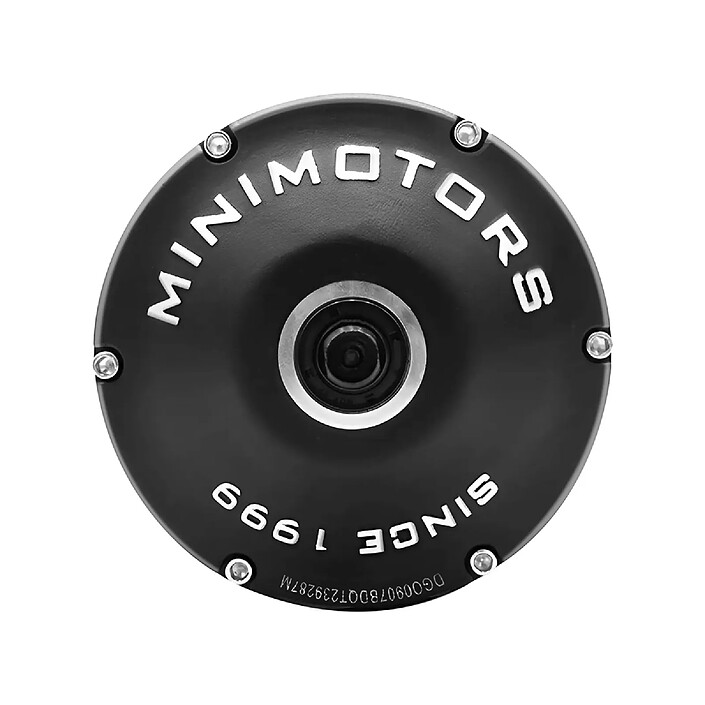 Minimotors Moteur Original pour Trottinette Dualtron Togo 48V Puissant Ultra Durable Noir