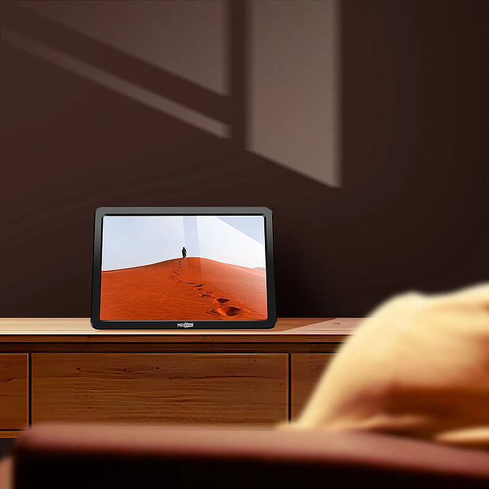 Avis MAXEXCELL Amplificateur Écran Smartphone 7,5 Pouce avec Support Noir