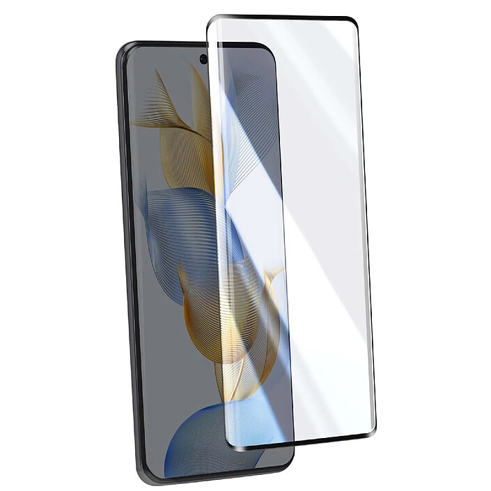 Avis Avizar Verre Trempé Incurvé 3D pour Honor 90 Protection Ultra Résistant Noir transparent