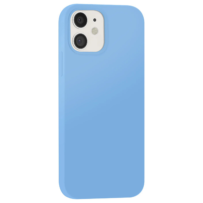 Moxie Coque pour iPhone 12 / 12 Pro Édition Color Skin en TPU avec Intérieur Doux Bleu clair