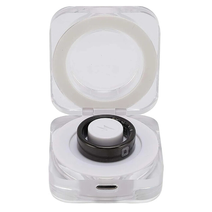 Acheter Avizar Bague Connectée Taille 8 Modèle Saturn avec Écran LED et Étui de Charge Noir